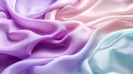 Obraz premium Pastel Silk Drape Texture Background.