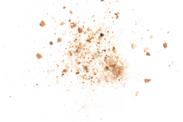 Crumbled Cookie Explosion on Black Background Food Photography