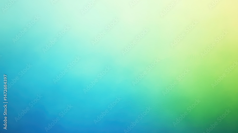 Aufkleber abstract gradient background with smooth color transition from blue to green creating a calming and 