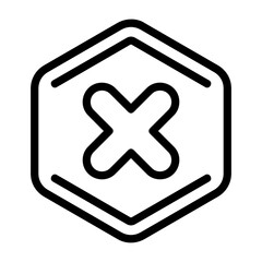 Obraz premium Hazard Icon