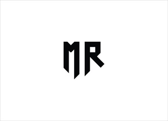Obraz premium MR letter logo for company, A lion template design Eps vector.