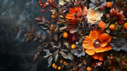 A beautiful flower arrangement featuring a variety of vibrant blooms, carefully curated to create a harmonious display