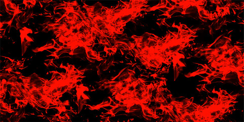 Dark seamless pattern red background marble wall texture for design. Red smoke on black realistic cloudscape atmosphere. Fiery Red Abstract Background with Black Accents. Watercolor red grunge