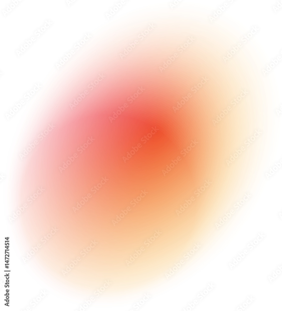 Poster abstract gradient color shape with light blur. watercolor rounds with soft glow and gradation. circl