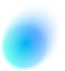 Abstract gradient color shape with light blur. Watercolor rounds with soft glow and gradation. Circle blob with fluid effect and liquid texture