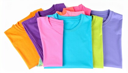 colorful shirt isolated on white
