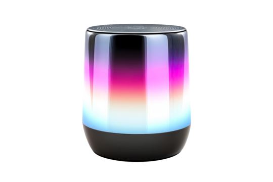 Colorful LED speaker with gradient lighting design