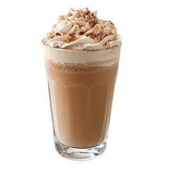 Delicious dessert beverage topped with whipped cream and cinnamon enjoyed during a cozy afternoon