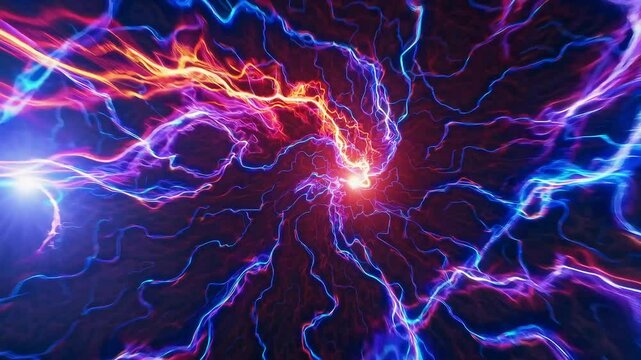 Abstract Energy Vortex 4K Visuals