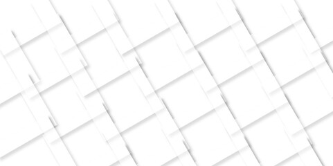 abstract background with white lines. White floor tiles abstract layers smooth 3d shadow vector design wallpaper. abstract white geometric background