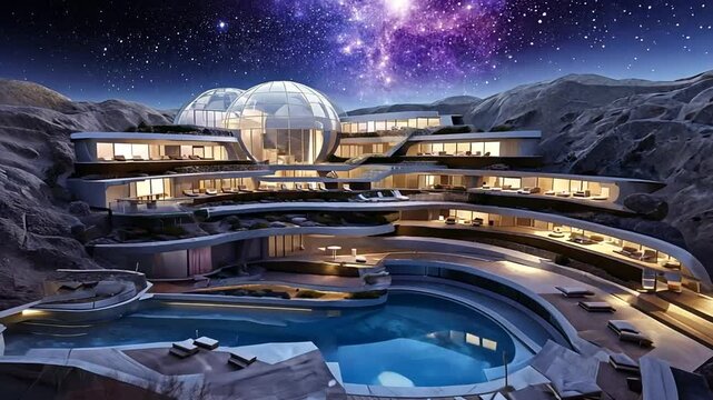 Hotel on the moon.