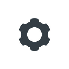 Gear Cog icon symbol vector illustration isolated on white background