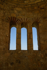 Castle Wall with Three Windows, St. Hilarion, Northern Cyprus