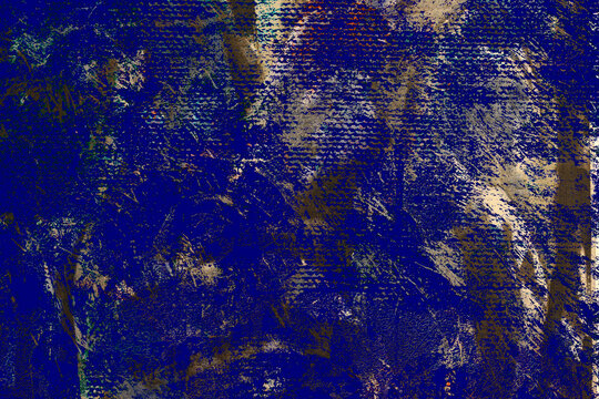 A moody photographic and abstract fusion capturing the upward view of dense tree canopies with pixelated overlays in violet, green, and black. The image reflects themes of nature, depth, and digital