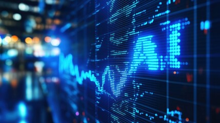 Abstract digital display of financial data