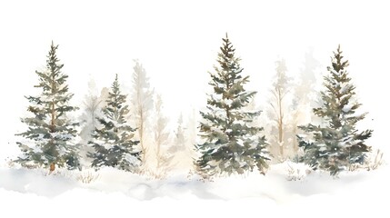christmas tree isolated on white