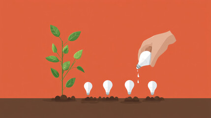 Growing ideas from recycled materials, nurturing innovation