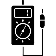 creative details beautiful multimeter icon  Vector Illustration