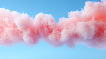 Fototapeta premium Pink Cloud Formation Against Blue Sky