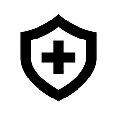 Obraz premium Shield icon representing contactless technology and remote services - 2