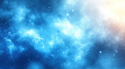 Obraz premium Nebula in a cosmic night sky