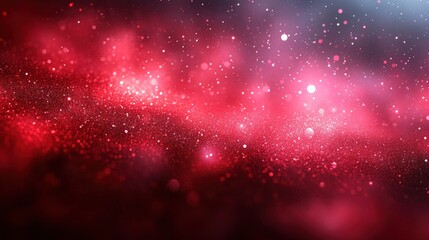 Abstract cosmic red nebula