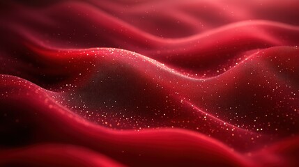 Obraz premium Abstract crimson fabric, undulating texture