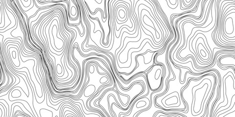Black topographic contour lines isolated on a stark white background. drawing attention to the silent story within the landscape explore themes of solitude, structure.