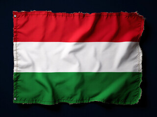 Fototapeta premium Italian flag with fabric texture, symbolizing national pride and heritage.