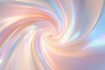 Fototapeta premium Abstract swirling vortex of pastel colors creating a dreamy ethereal effect.