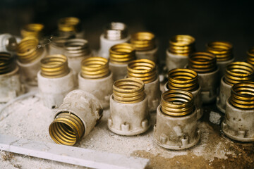 Vintage ceramic fuse holders, electrical safety device providing overcurrent protection