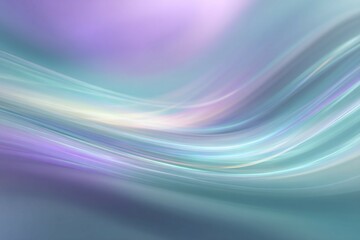 Obraz premium Abstract flowing wave pattern with blended shades of blue purple and white.