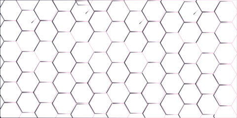 Abstract square digital grid pattern background with hexagons. Modern hexagon polygonal technology vector.. Black Hexagonal Pattern Metallic background with black and gold.