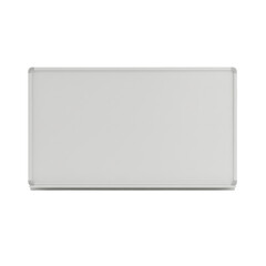 Fototapeta premium white board isolated on transparent background, PNG, blank board, whiteboard transparent background, board PNG, presentation board, clean whiteboard