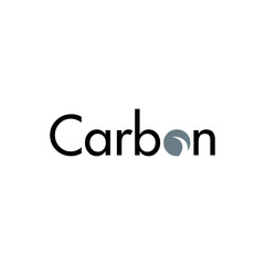 Carbon Logo Design  and business name idea Typography  editable victor brand identity image  for business name ideas and creative needs 