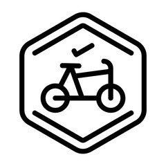 Entry for Bicycles Icon
