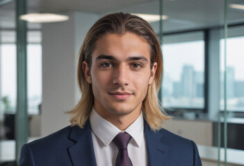 Fototapeta premium portrait of a confident businessman