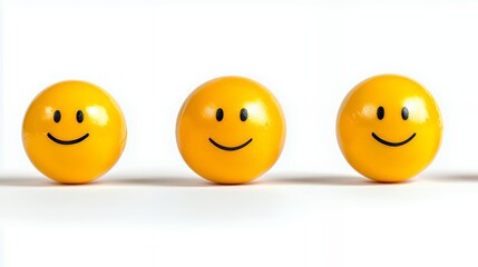 Naklejka premium Smiling Smiley Balls