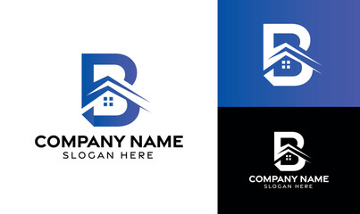 Real Estate Letter B LogoArt & Illustration