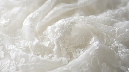 Obraz premium a delicate white lace blouse