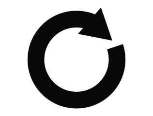 Circle arrow icon isolated. Repeat arrow button, Reload icon vector. refresh icon, circle arrow, rotation sign. update icon. Convert icon. Refresh icon set. 