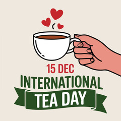 International Tea Day Celebration with a Cup of Tea