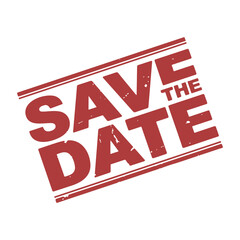 Save the Date Stamp Invitation