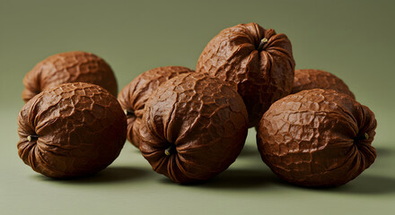 Exotic Fruits Composition For Healthy Lifestyle And Nutrition Concepts