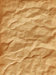 Crinkled brown paper texture