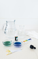 Water pH Testing Kit with Color Chart and Indicator Drops for Home Water Quality Analysis