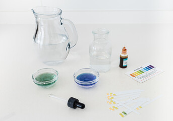Water pH Testing Kit with Color Chart and Indicator Drops for Home Water Quality Analysis