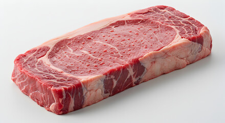 Fototapeta premium Juicy Raw Sirloin Steak Prepared For a Delicious Culinary Experience