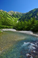 信州 上高地の夏景色