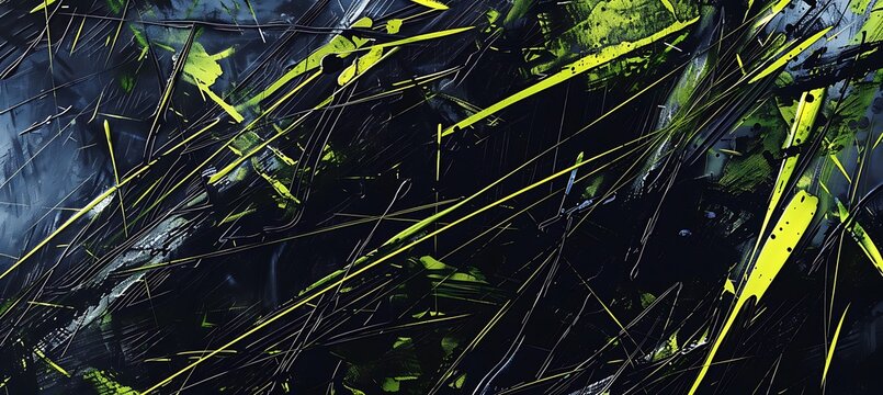 Innovative Cyber Security Concept on Green Digital Grid &ndash; High-Tech Visual Background for Creative Design Resources